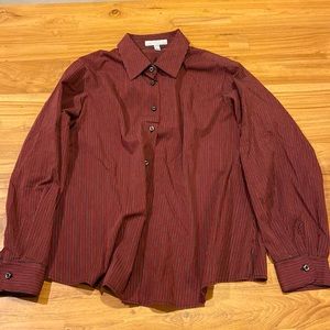 Fox craft wrinkle free 16w button top